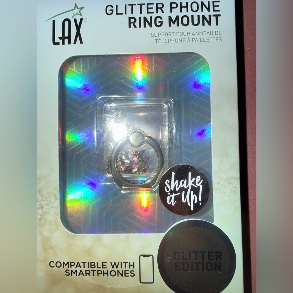 Glitter Phone Ring Holder -GOLD NIB